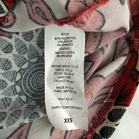 Lularoe Randy Floral Tee - Picture 5 of 6